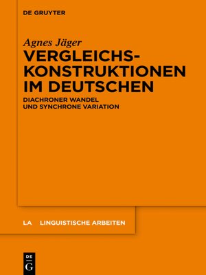 cover image of Vergleichskonstruktionen im Deutschen